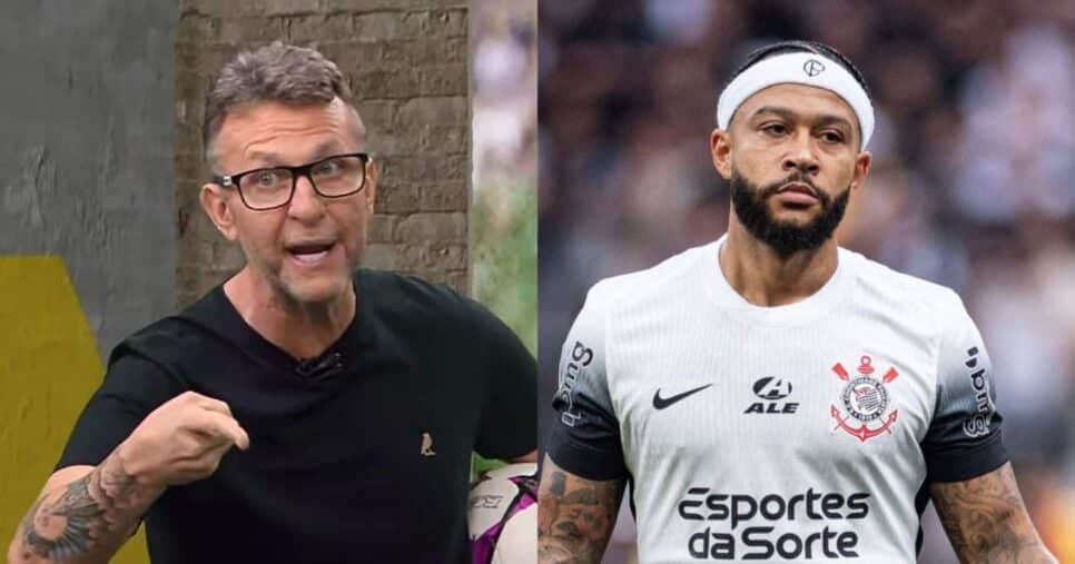 Neto interrompe Donos da Bola com desfecho de adeus de craque de R$78M, dupla de Depay, no Corinthians