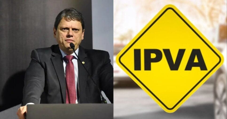 Regras liberadas por Tarcísio em SP informa 1 atitude para pagar menos no IPVA em 2026
