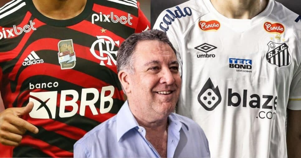 Titular do Flamengo, craque de R$ 12M e +1: Teixeira crava 3 reforços de peso a Pedro Caixinha no Santos