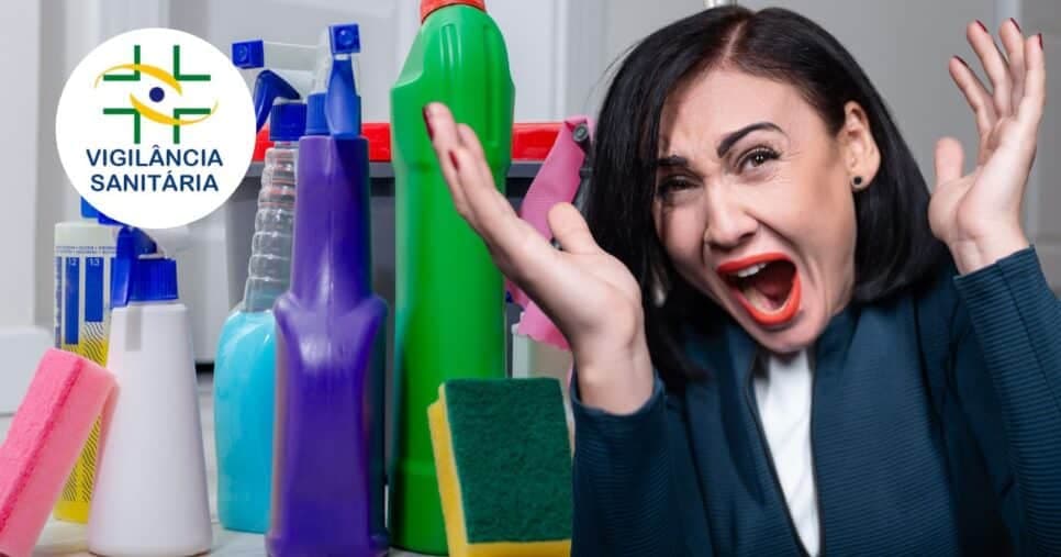 "Está proibida": Vigilância Sanitária interdita fábrica popular de produtos de limpeza e barra vendas de nº1
