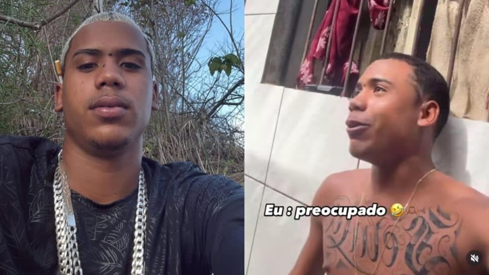 Nicolas Seaway, ou Nicolas Abelha, foi assassinado a tiros (Fotos: Reprodução/ Instagram/ Montagem) Nicolas Seaway, ou Nicolas Abelha, foi assassinado a tiros (Fotos: Reprodução/ Instagram/ Montagem)