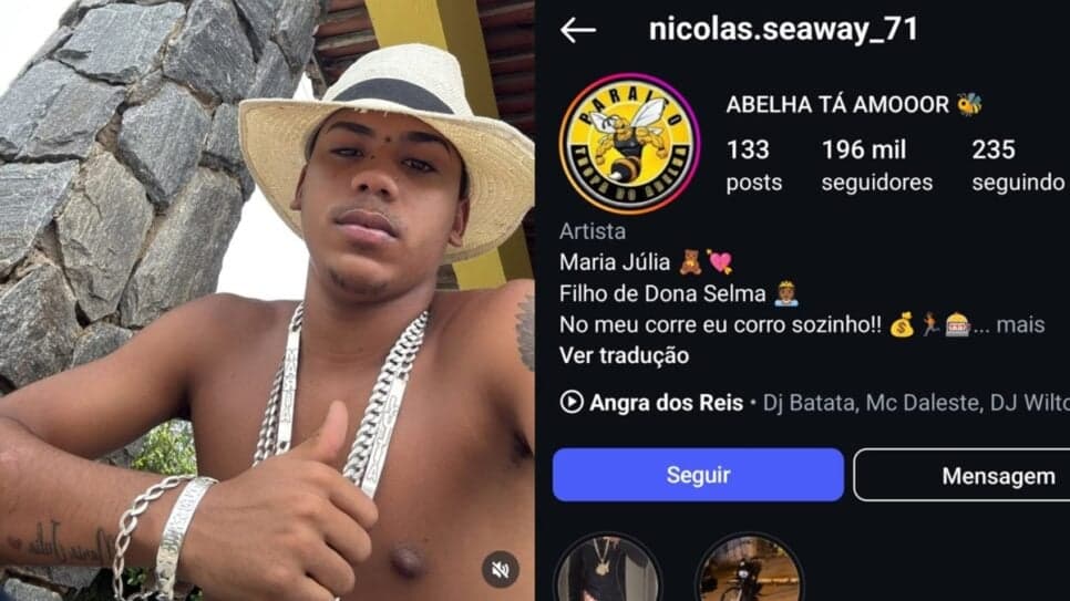 Assassinato de Influenciador/ criador de conteúdo, que contava com engajamento alto em vídeos de humor e dia a dia (Fotos: Reprodução/ Instagram/ Montagem) Assassinato de Influenciador/ criador de conteúdo, que contava com engajamento alto em vídeos de humor e dia a dia (Fotos: Reprodução/ Instagram/ Montagem)