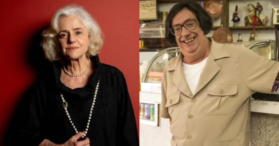 A famosa ex-atriz da Globo ao e o Beiçola, de A Grande Família (Foto: Reprodução/Montagem TV Foco) A famosa ex-atriz da Globo ao e o Beiçola, de A Grande Família (Foto: Reprodução/Montagem TV Foco)