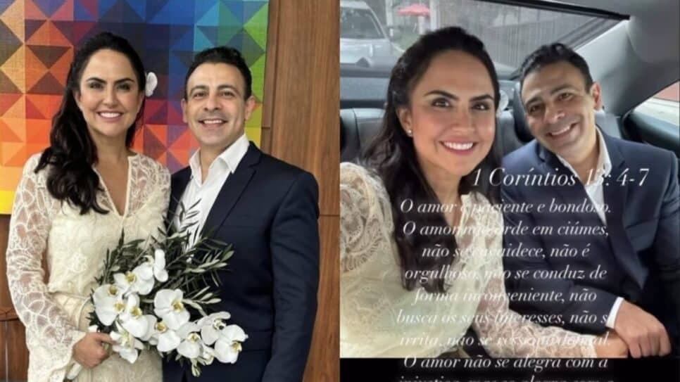 Irreconhecível e com relação nova assumida (Fotos: Reprodução/ Instagram/ Montagem) Irreconhecível e com relação nova assumida (Fotos: Reprodução/ Instagram/ Montagem)