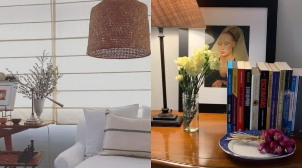 Jornalista expõe luminária decorativa e móveis charmosos nas redes sociais (Fotos: Reprodução/ Instagram/ Montagem) Jornalista expõe luminária decorativa e móveis charmosos nas redes sociais (Fotos: Reprodução/ Instagram/ Montagem)