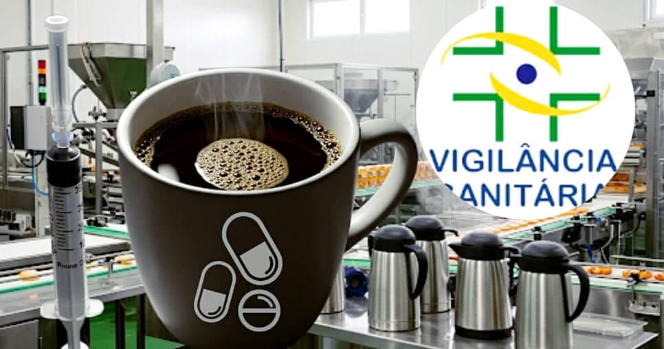 Drogas no café: Vigilância Sanitária interdita fábrica alimentícia em MG por descoberta alarmante em 2025