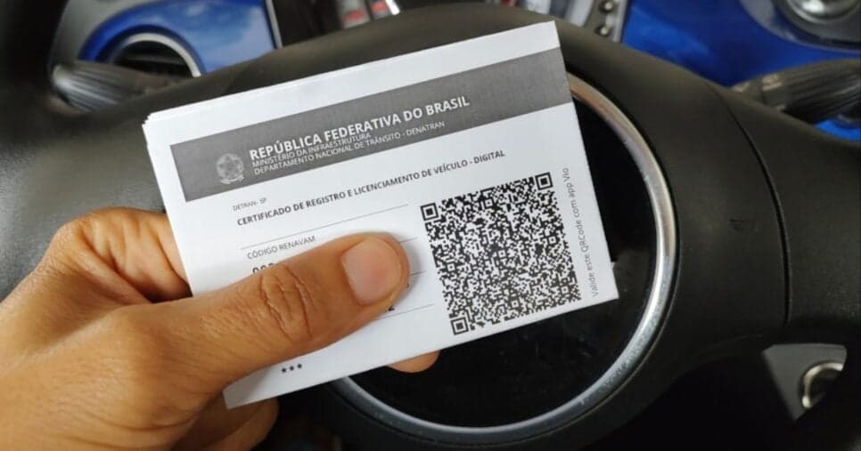 Certificado de Registro e Licenciamento do Veículo (CRLV) (Foto: Reprodução/ Internet) Certificado de Registro e Licenciamento do Veículo (CRLV) (Foto: Reprodução/ Internet)