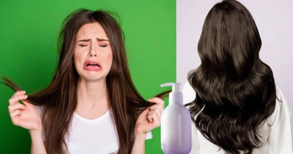 Falência dos salões: Condicionador com 2 ingredientes traz hidratação poderosa para o cabelo seco