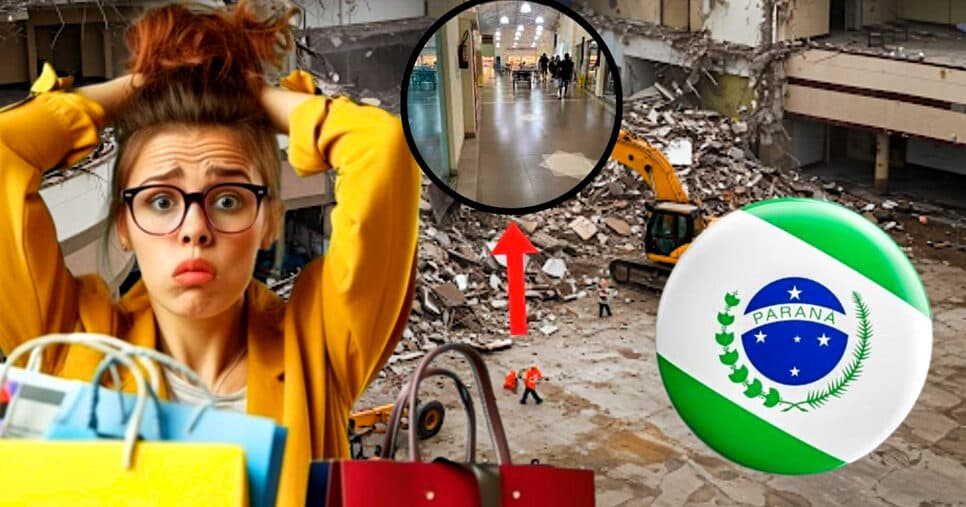 Ratinho Jr. ciente: Demolição abala shopping popular no PR e traz substituto multimilionário em 2025