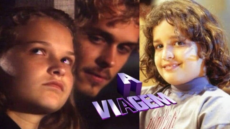2 atores mirins de A Viagem que estão irreconhecíveis em 2025: Bia e Dudu (Foto: Reprodução/ Divulgação, TV Globo/ Montagem TV Foco) 2 atores mirins de A Viagem que estão irreconhecíveis em 2025: Bia e Dudu (Foto: Reprodução/ Divulgação, TV Globo/ Montagem TV Foco)