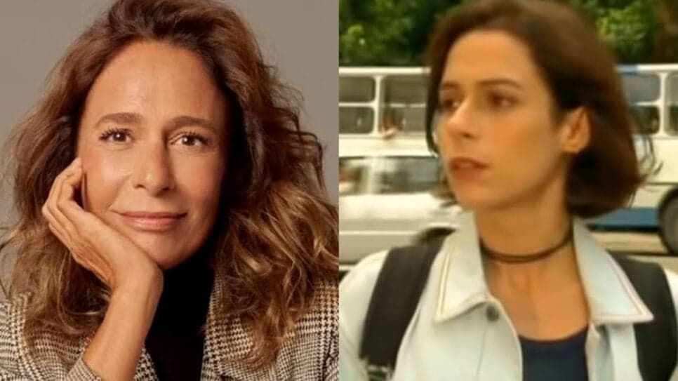 Madura: Andréa Beltrão, a Lisa, envelheceu como o vinho (Fotos: Reprodução/ Globo/ Instagram/ Montagem TV Foco) Madura: Andréa Beltrão, a Lisa, envelheceu como o vinho (Fotos: Reprodução/ Globo/ Instagram/ Montagem TV Foco)
