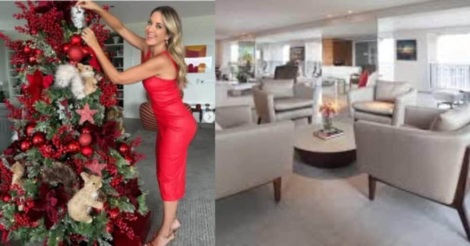 Decoração luxuosa do apartamento de Ticiane Pinheiro - Foto: Montagem Decoração luxuosa do apartamento de Ticiane Pinheiro - Foto: Montagem