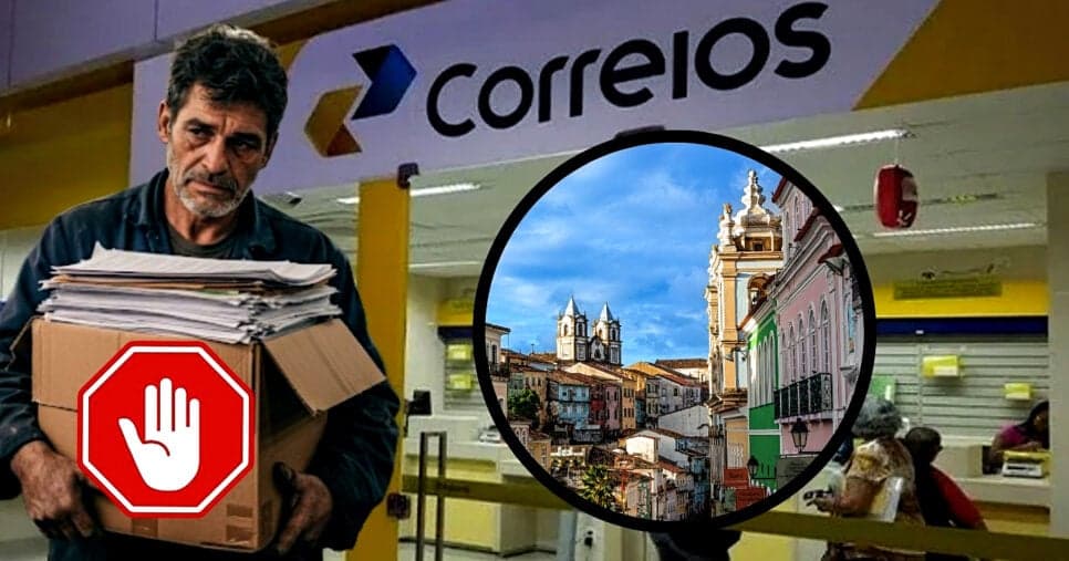 Fim de agência nº1 dos Correios e comunicado de adeus deixa Salvador, BA no chão