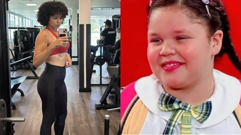 Filha de Simony na academia com barriga chapada e quando era taxada de gordinha em novela (Fotos: Reprodução/ Instagram/ SBT/ Montagem) Filha de Simony na academia com barriga chapada e quando era taxada de gordinha em novela (Fotos: Reprodução/ Instagram/ SBT/ Montagem)