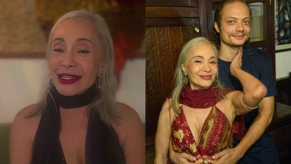 A cantora e a foto onde assumiu seu novinho 49 anos mais jovem (Fotos: Reprodução/ Instagram/ Montagem) A cantora e a foto onde assumiu seu novinho 49 anos mais jovem (Fotos: Reprodução/ Instagram/ Montagem)