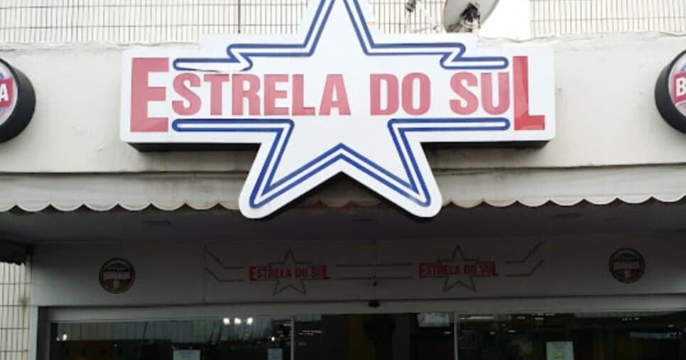 Antiga fachada do restaurante Estrela do Sul Antiga fachada do restaurante Estrela do Sul