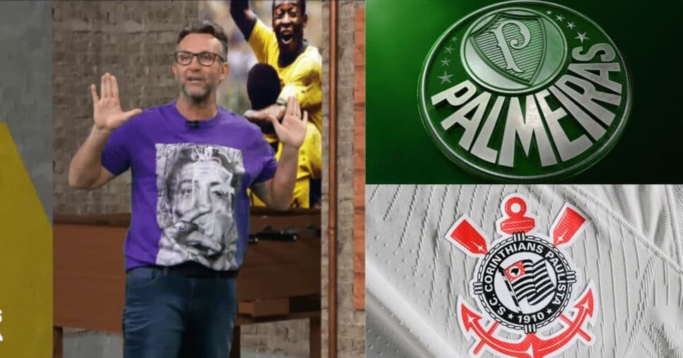 "Agora": Neto paralisa Donos da Bola com rasteira do Corinthians no Palmeiras com craque de R$300M