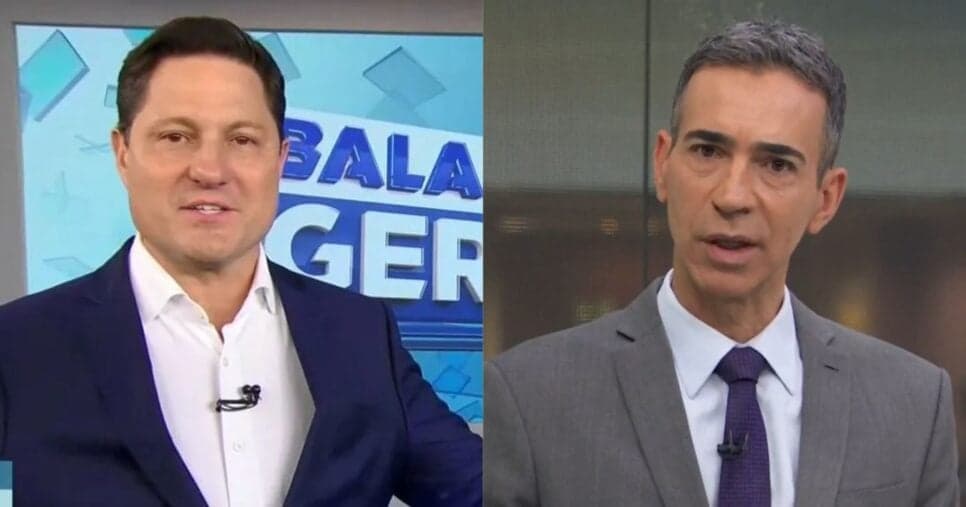 César Tralli deixa bancada do JH, substituto assume e afunda Passaia na lama: Audiências 16/4