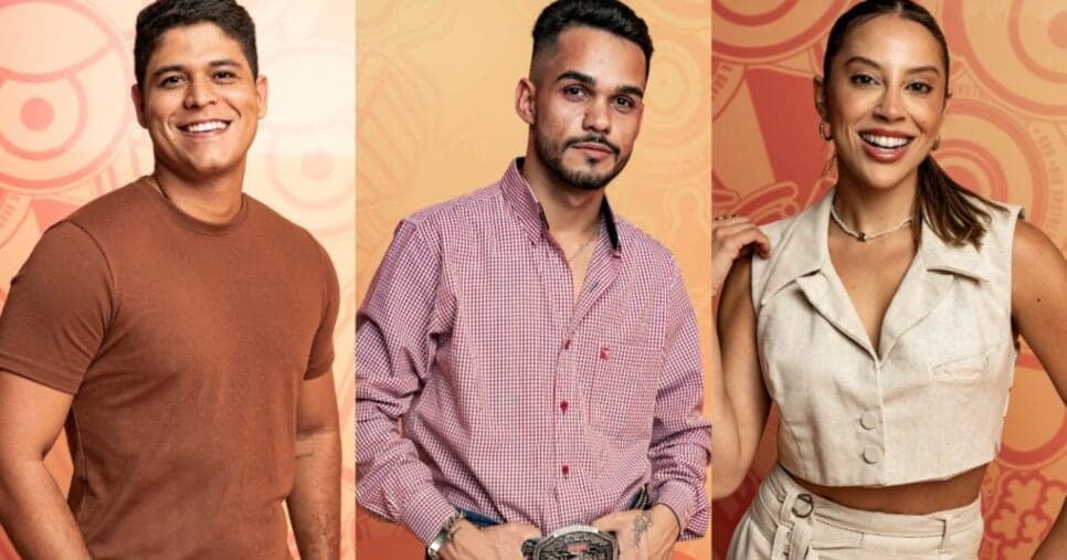 Enquete BBB25: Guilherme, João Pedro e Renata estão na grande final; vote em quem você quer que ganhe