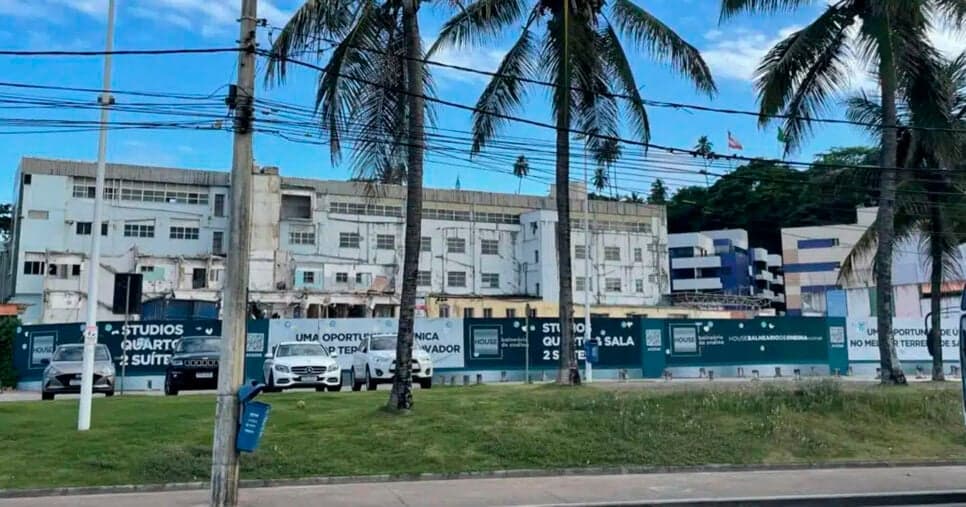 Instituição Colégio ISBA antes da demolição (Foto: Reprodução) Instituição Colégio ISBA antes da demolição (Foto: Reprodução)