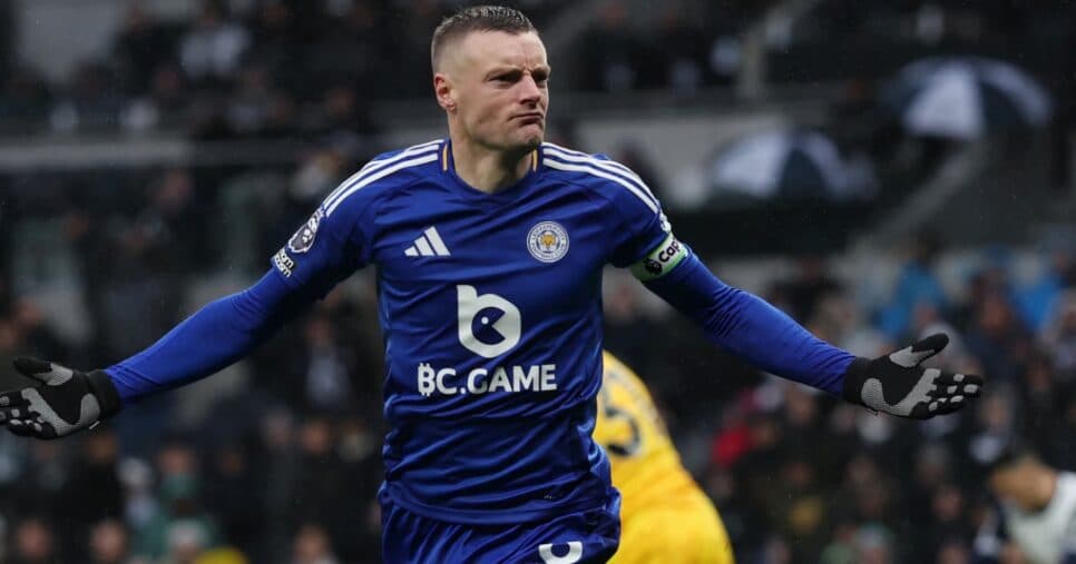 Jamie Vardy do Leicester City (Foto: Reprodução/ Internet) Jamie Vardy do Leicester City (Foto: Reprodução/ Internet)