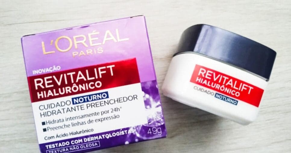 L’Oréal Paris Revitalift Hialurônico Cuidado Noturno - (Foto: Internet) L’Oréal Paris Revitalift Hialurônico Cuidado Noturno - (Foto: Internet)