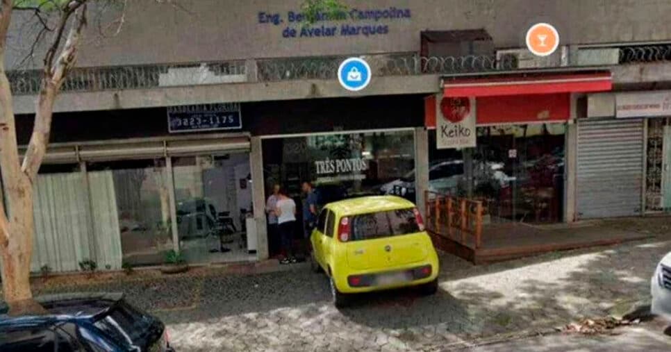 O restaurante japonês ficava localizado na Rua Flórida, no Bairro Carmo (Foto: Reprodução) O restaurante japonês ficava localizado na Rua Flórida, no Bairro Carmo (Foto: Reprodução)