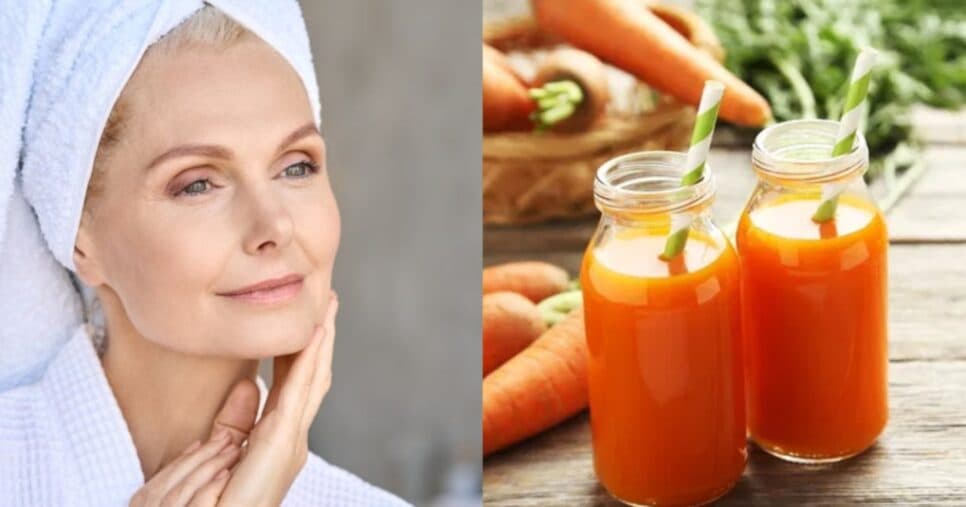 Fonte da juventude: Suco com cenoura +4 ingredientes para ter pele de porcelana e 15 anos a menos sem botox