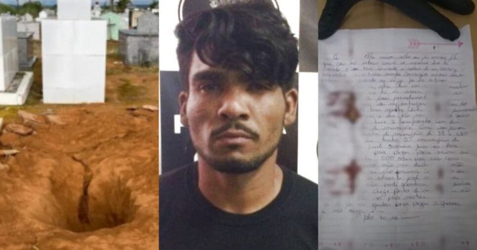 Túmulo violado e carta de despedida: 2 revelações macabras do assassino Lázaro Barbosa após morte