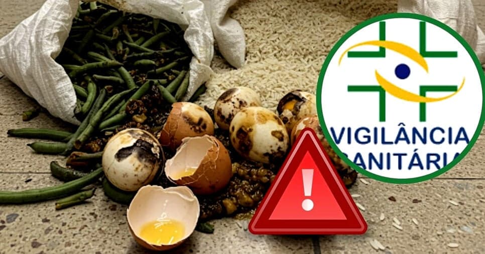 Arroz, feijão, ovos e + podres: Vigilância Sanitária joga 15 toneladas de comida no lixo após descoberta em PB