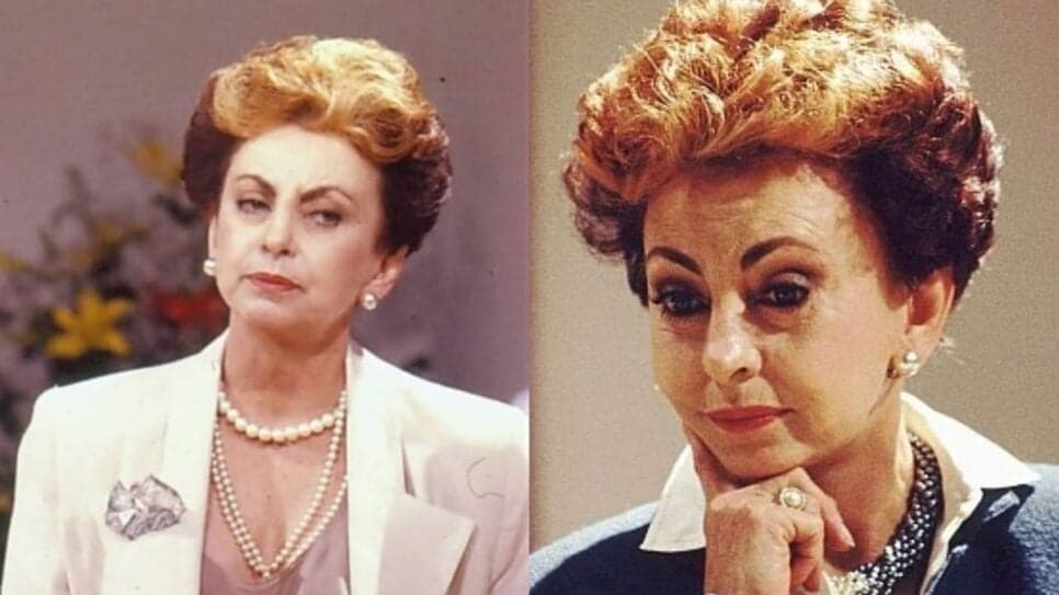 Odete Roitman em divulgação da novela Vale Tudo (Fotos: Reprodução/ Divulgação, Globo/ Montagem TV Foco) Odete Roitman em divulgação da novela Vale Tudo (Fotos: Reprodução/ Divulgação, Globo/ Montagem TV Foco)