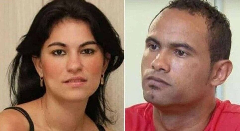 Eliza Samudio e seu algoz (Foto: Reprodução/ Internet/ Montagem) Eliza Samudio e seu algoz (Foto: Reprodução/ Internet/ Montagem)