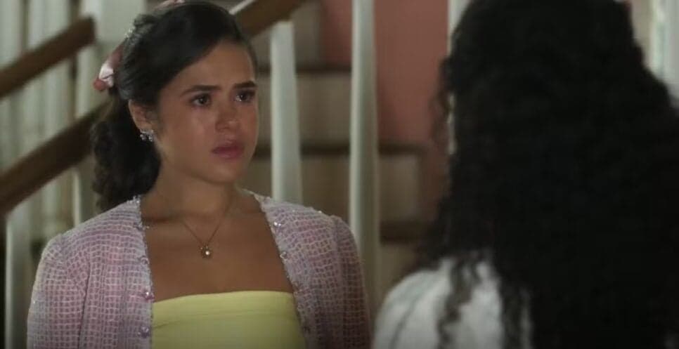 A ptricinha vai ter que encarar barraco com Beatriz, sua principal rival na trama das 18h (Foto: Reprodução/ TV Globo) A ptricinha vai ter que encarar barraco com Beatriz, sua principal rival na trama das 18h (Foto: Reprodução/ TV Globo)