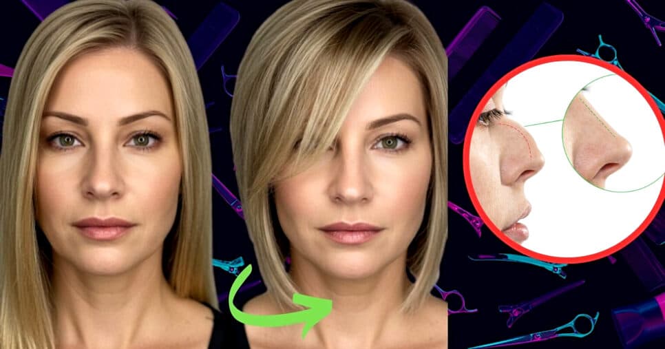 2 em 1: 3 cortes de cabelo que afinam o rosto e o nariz sem cirurgia