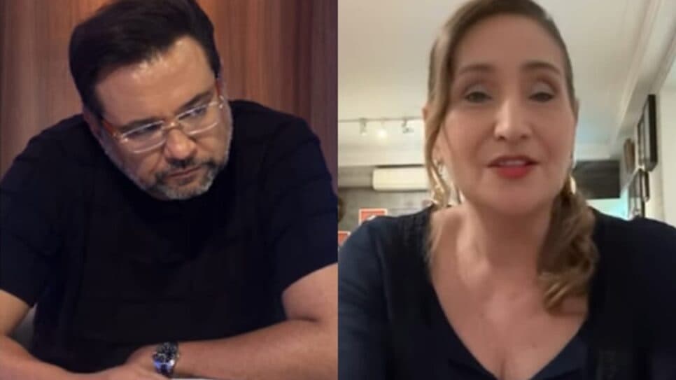 Apresentador exposto pela colega sobre briga do passado (Fotos: Reprodução/ YouTube/ Montagem) Apresentador exposto pela colega sobre briga do passado (Fotos: Reprodução/ YouTube/ Montagem)