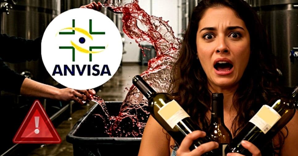 32 M litros de vinho no lixo: Interdição contra fábrica nº1 de bebidas em Curitiba, PR, liga alerta na ANVISA