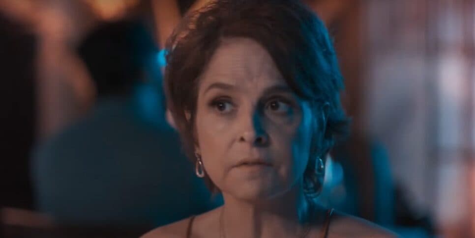 Joyce bem que tentou se aproveitar da separação do casal, mas aconselhou positivamente (Foto: Reprodução/ TV Globo) Joyce bem que tentou se aproveitar da separação do casal, mas aconselhou positivamente (Foto: Reprodução/ TV Globo)