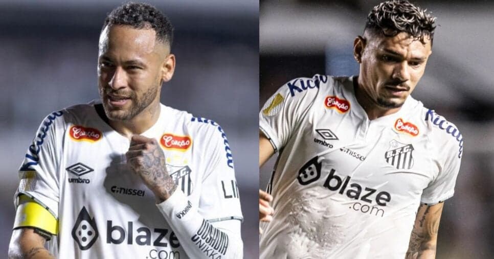 Dupla de Neymar com Tiquinho no Santos - Foto Reprodução Internet Dupla de Neymar com Tiquinho no Santos - Foto Reprodução Internet