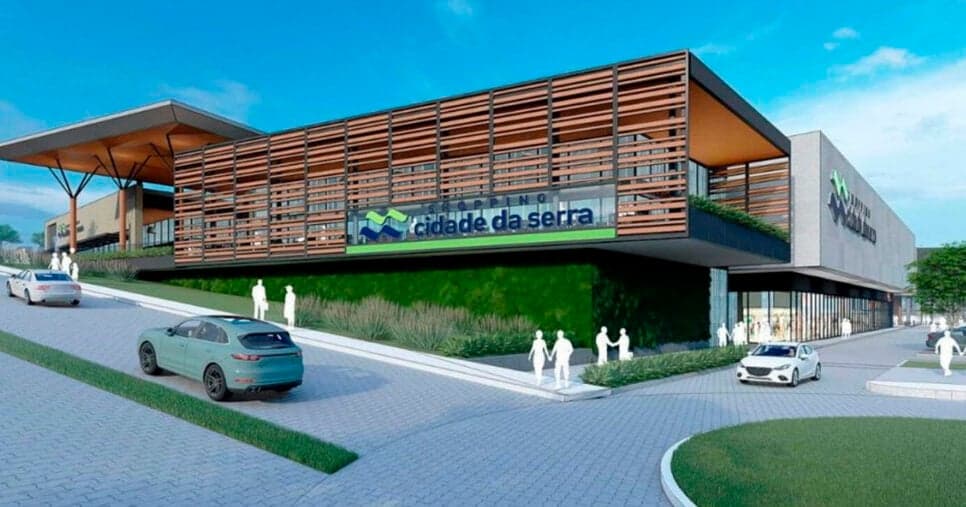 Projeto do novo Shopping Cidade da Serra (Foto: Reprodução) Projeto do novo Shopping Cidade da Serra (Foto: Reprodução)