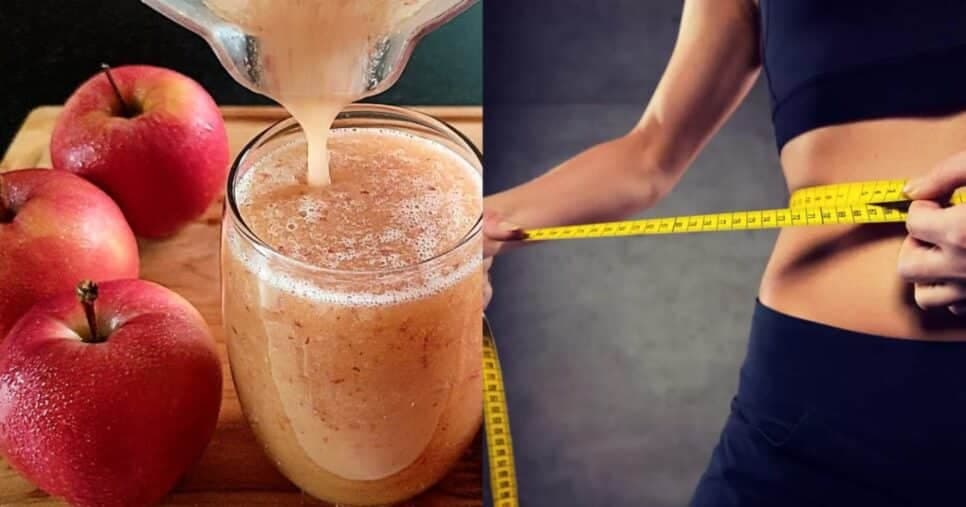 Confira como fazer um suco com maça que ajuda a dar saciedade e emagrecer rápido