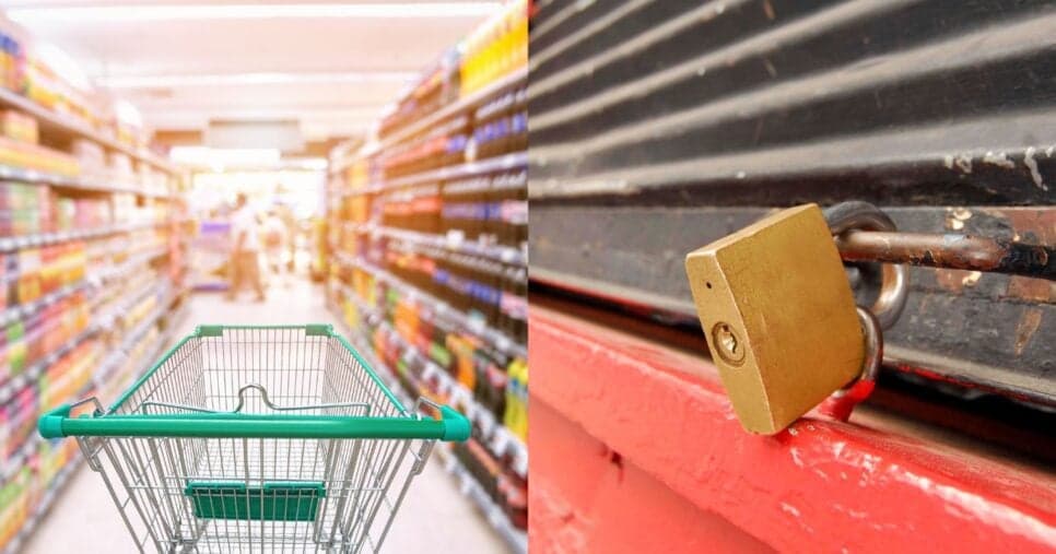 Supermercado popular e fim decretado - Foto Reprodução Internet Supermercado popular e fim decretado - Foto Reprodução Internet