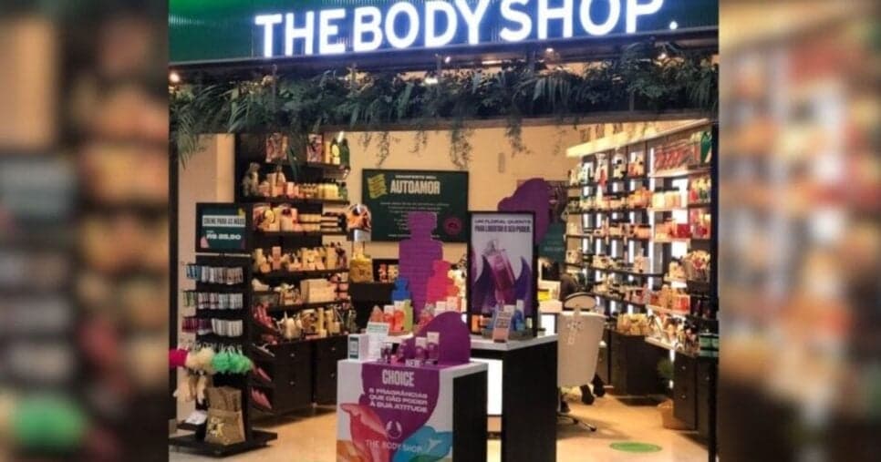 The Body Shop anunciou fechamento de lojas no Brasil - Foto Reprodução Internet The Body Shop anunciou fechamento de lojas no Brasil - Foto Reprodução Internet