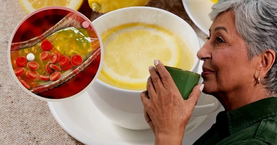 Tchau, colesterol: Chá de limão e+ 2 ingredientes salva saúde dos idosos 60+