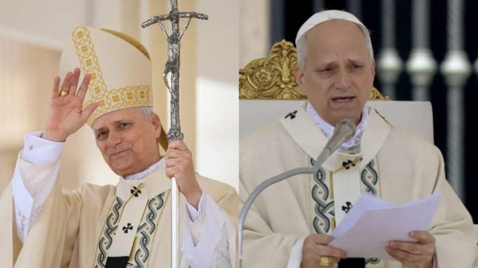 Novo pontífice em missa que inaugurou sua liderança na Igreja Católica (Foto: Reprodução/ Vatican News/ Montagem) Novo pontífice em missa que inaugurou sua liderança na Igreja Católica (Foto: Reprodução/ Vatican News/ Montagem)