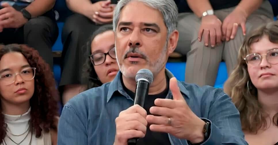 William Bonner no Altas Horas (Foto: Reprodução) William Bonner no Altas Horas (Foto: Reprodução)