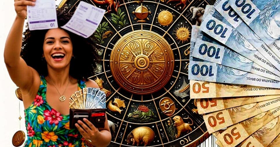 Carteira jorrando dinheiro: Signo de câncer e mais começarão o mês de julho sem preocupações com os boletos