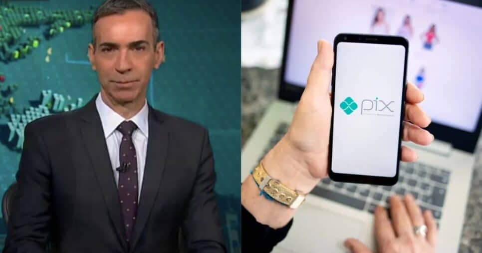 “Hoje”: Tralli paralisa JN com nova lei do Banco Central que acerta o PIX do Itaú