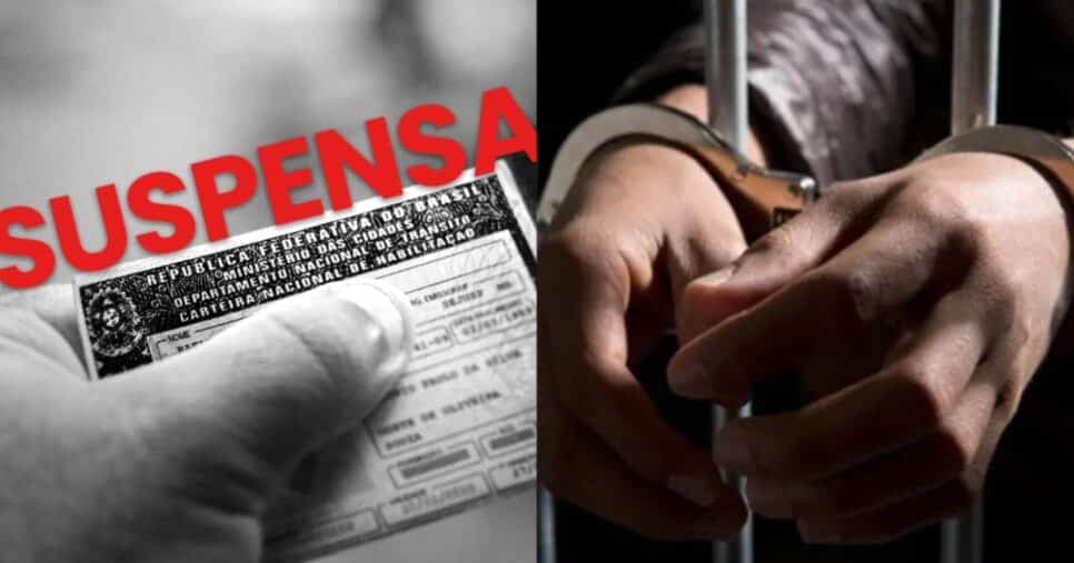 Essa infração comum suspende a CNH de forma imediata e joga o motorista na cadeia