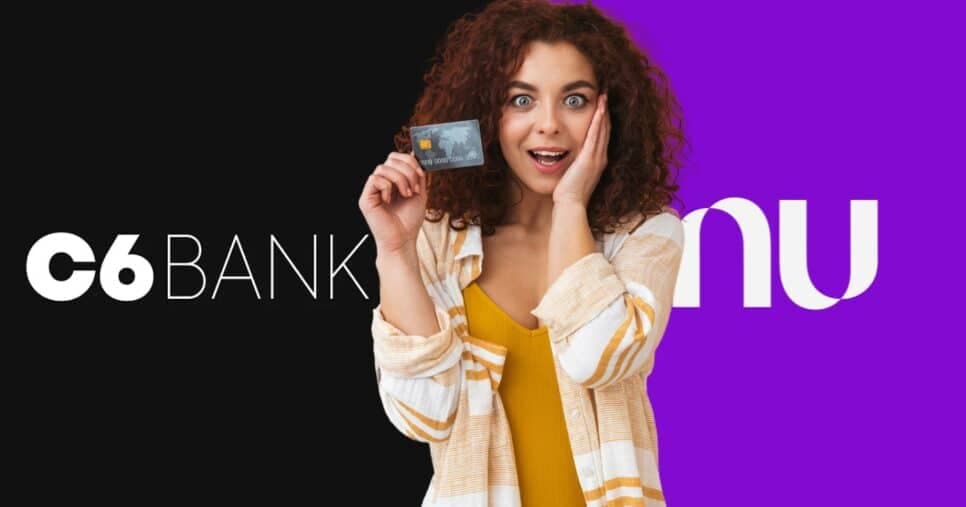 C6 dá rasteira no Nubank e libera limite de R$100k no cartão de crédito
