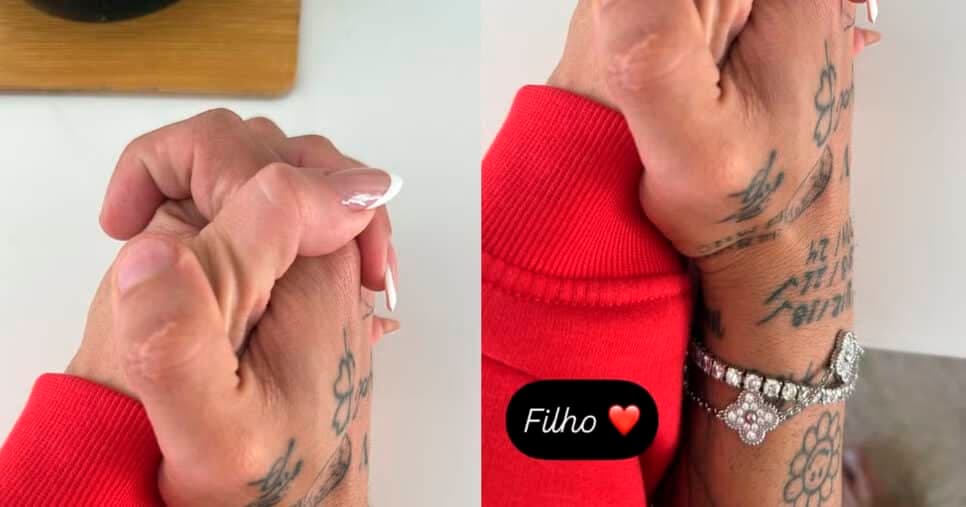 Poliana Rocha posta foto com o filho, Zé Felipe, após separação dele com Virgínia (Foto: Reprodução) Poliana Rocha posta foto com o filho, Zé Felipe, após separação dele com Virgínia (Foto: Reprodução)